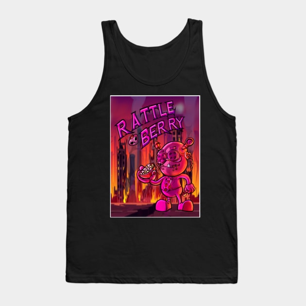 RATTLE BERRY CEREAL Tank Top by Biomek